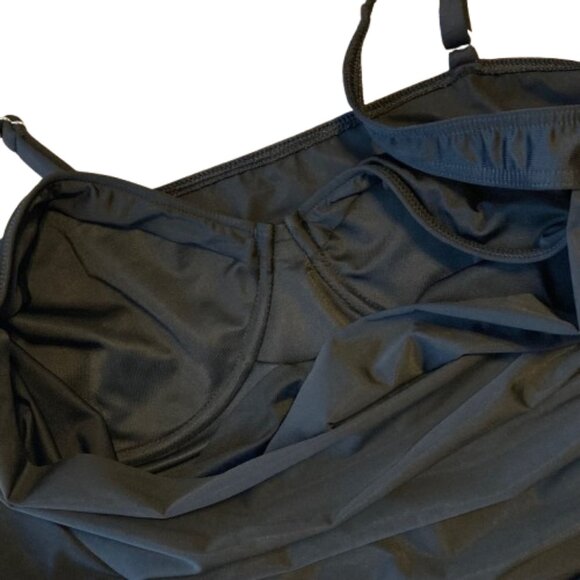 Miraclesuit Sanibel One Piece Swimsuit Women's Plus 24W Black NWT - Picture 8 of 9